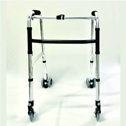 LH9128可摺式前後有輪助行架